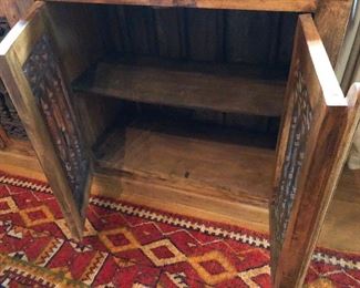 Inside of buffet piece