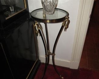 Brass & iron pedestal