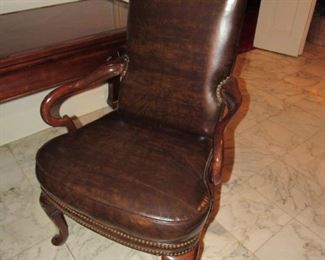 Leather office chair