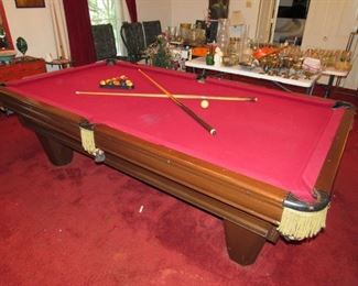 Brunswick regulation pool table