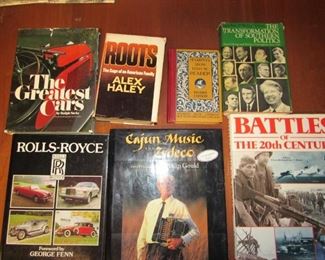 Cajun music book is autographed.