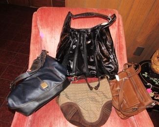 Designer purses - Coach, Dooney & Burke, Kenneth Cole
