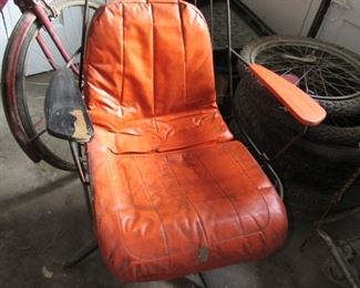 Mid Century swivel rocker needs recovering.