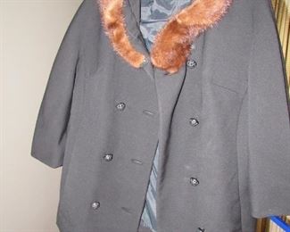 Rubenstein's mink collar coat