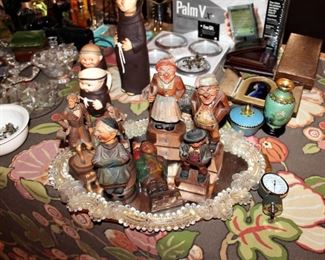 Carved wood ANRI figurines