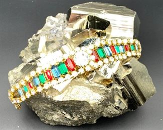 Czech rhinestone bracelet