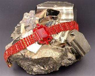 Czech rhinestone bracelet