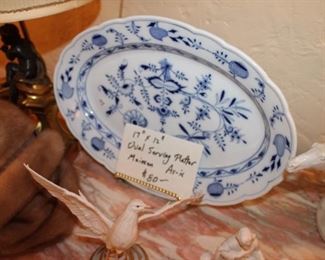 Meissen fine porcelain serving platter