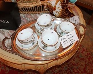 Herend Rothchild set ot cups and saucers