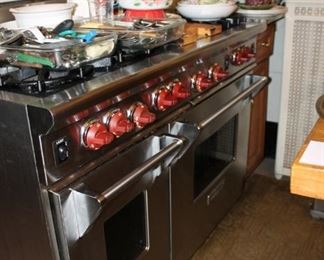 Wolf 6-burner dual oven range w/ griddle