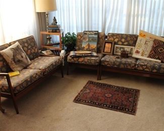 MCM 3 pc sectional sofa w/ cushions by Folke Ohlsson for DUX
