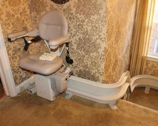 Stair chair w/ rails