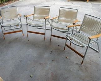 Sweet vintage lawn chairs