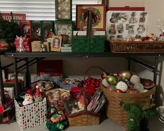 Christmas decorations, many are new still in box!
