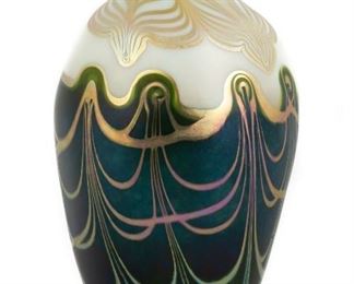 Fine Steuben Decorated Vase