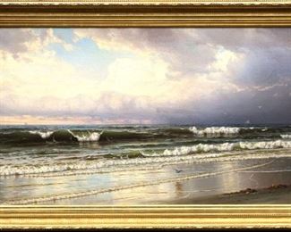 William Trost Richards (American, 1833 - 1905), Seascape