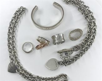 Assorted Tiffany and Co Sterling Silver