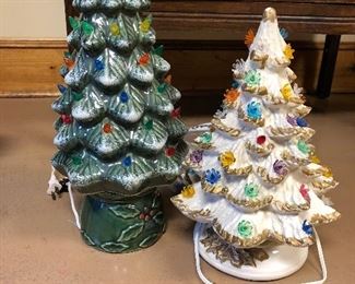 Vintage Christmas trees