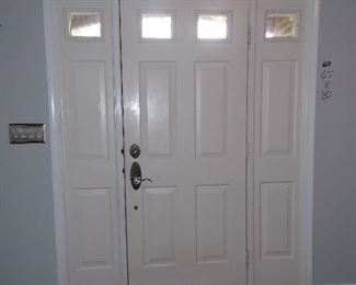 Entry door with sidelights