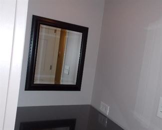 Makeup table mirror light fixture