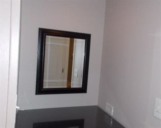 Makeup table mirror light fixture