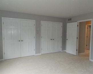 wood 6 panel closet doors carpeting
