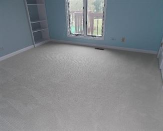 Pella windows carpeting shelving units