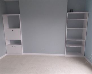 Shelving units carpeting