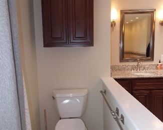 toilet cabinet towel bars