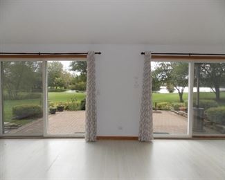 Window Treatments patio doors paver patio