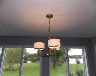 Chrome ceiling light