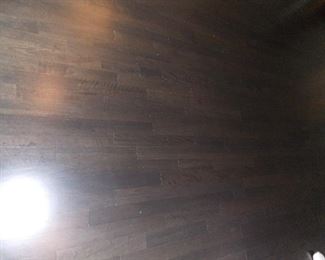 Reclaimed oak wide plank floors