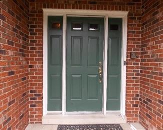 Entry door with sidelights