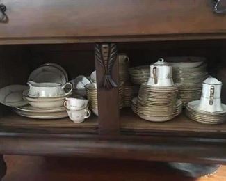 crooksville china USA  large set