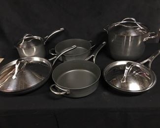 006SH Set of Anolon Copper Enhanced Cookware