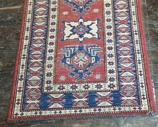 075h Kazak Wool Rug Pakistan