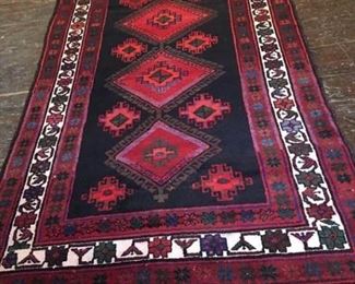 077h Hamadan Wool Rug Iran