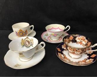 312g Prince Albert Bone China Teacups