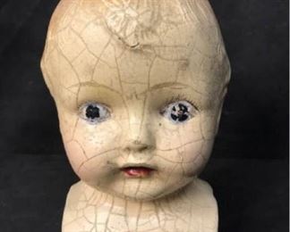 339gAntique Doll Head