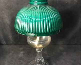 369g PA Mfg. Co. Glass Oil Lamp