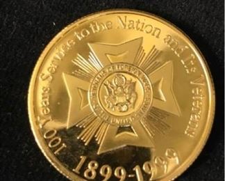 397gVeterns Challenge Coin