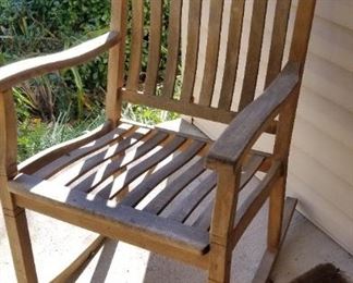 Teak Rocker