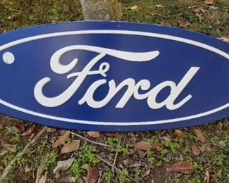 Ford Advertising Oval Sign