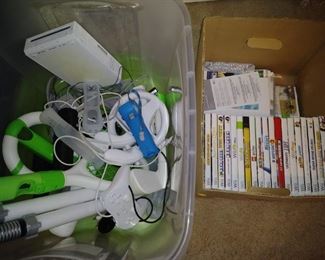 Wii system and games
