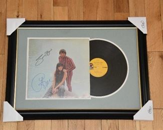 Sonny and Cher signed album cover with album and authenticity.