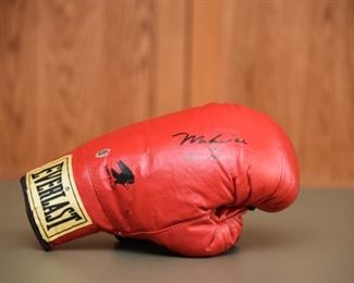 RARE "Muhammad Ali AKA Cassius Clay" signed Everlast leather boxing glove with authenticity.