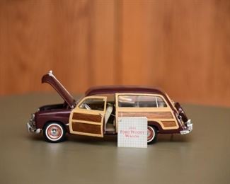 Limited Edition hand painted Woody Wagon collectors car with authenticity.