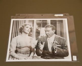 RARE George Burns signed vintage photo with authenticity.
