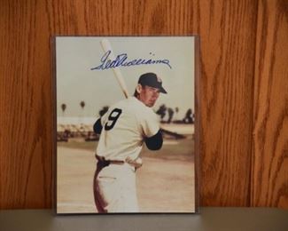 RARE Ted Williams signed vintage photo with authenticity.