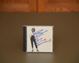 Tina Turner signed CD with authenticity. 
